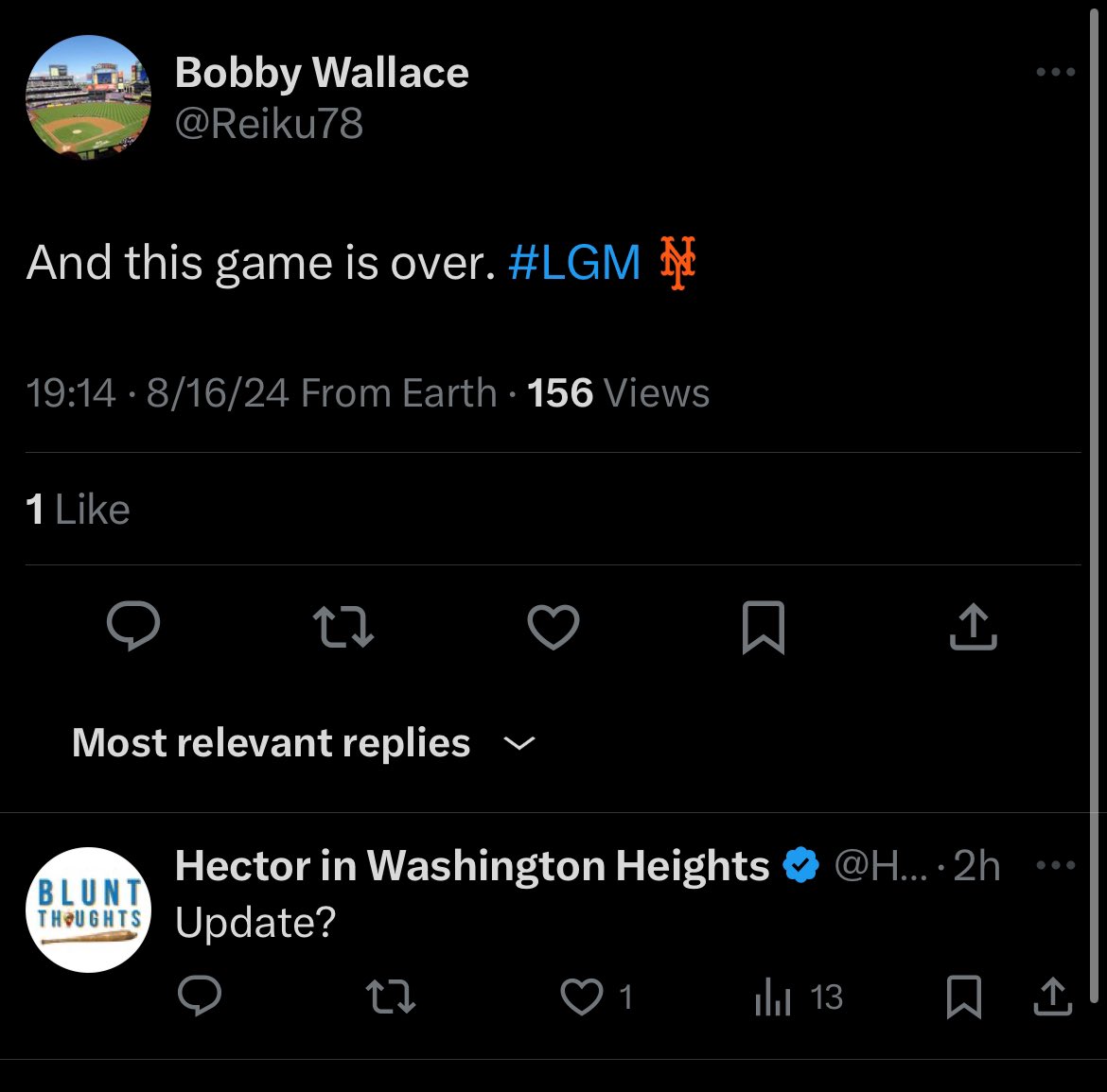 NJ_Tank87's tweet photo. The Mets won 7-3 but…quitters gonna quit. Ya know?
#Update #LFGM #DoomsdayMetsTwitter #MetsTwitter #Mets #LGM https://t.co/8trRjaYgiC