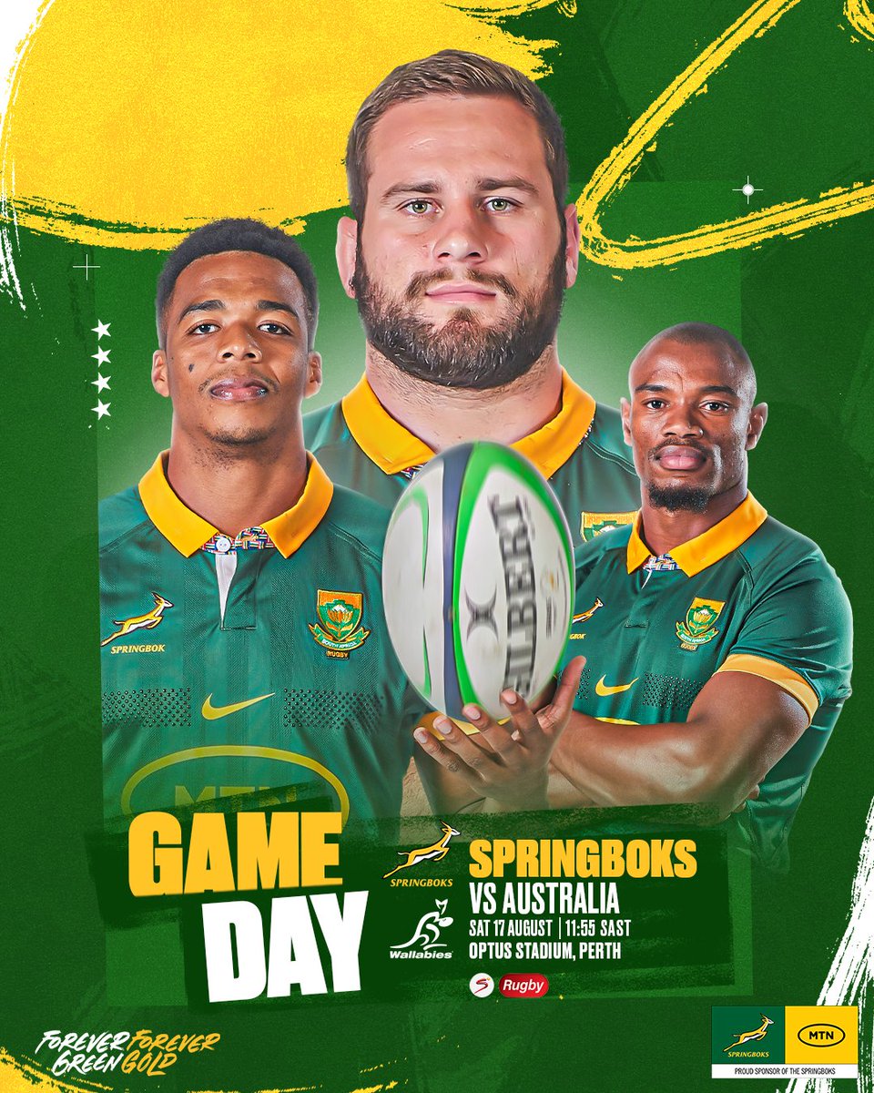 Springboks's tweet image. It’s time to cook 🔥
We are running it back in Perth🔙
#ForeverGreenForeverGold #Springboks