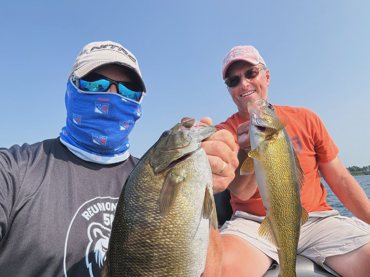 Some bass and walleye for <a href="/exhiker2bass/">Robert Paradis</a> and I today.