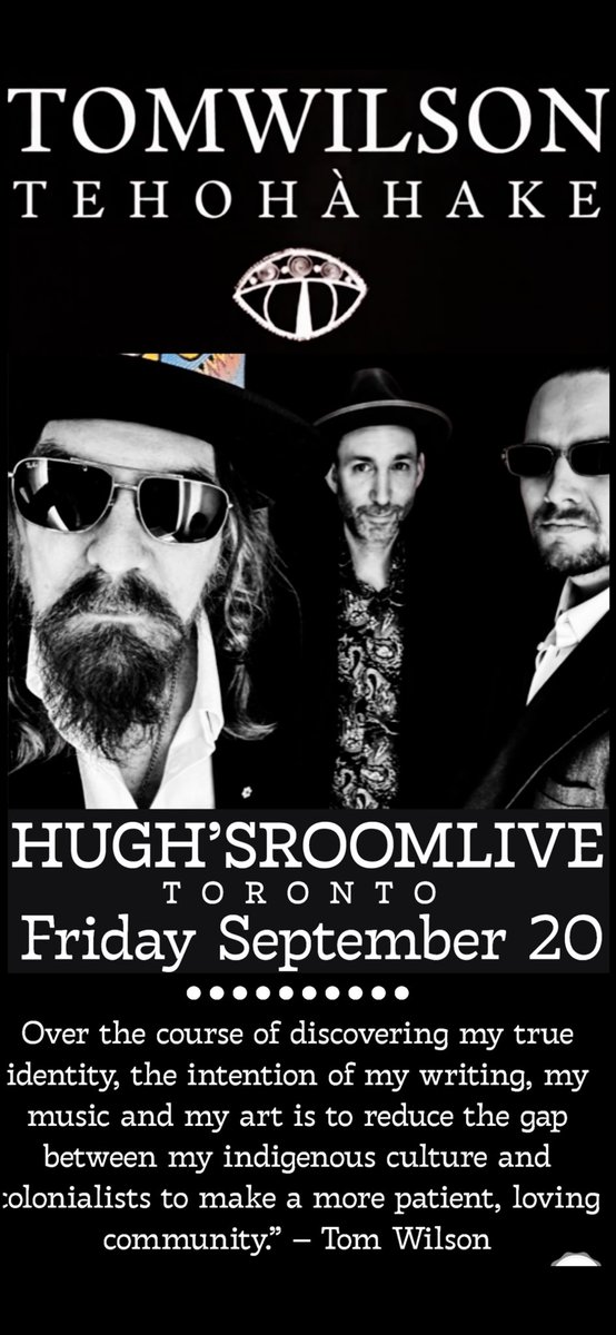 TOMWILSON (@leeharveyosmond) on Twitter photo Tom Wilson Tehohàhake
Friday Sept 20th
<a href="/HughsRoomLive/">HUGH'S ROOM LIVE</a> #Toronto
TICKETS ON SLE HERE
showpass.com/tom-wilson-teh… <a href="/summerfolk/">Summerfolk</a> <a href="/mariposafolk/">Mariposa Folk Festival</a> #hamont #mohawk #tehohàhake Tom Wilson Tehohàhake
Friday Sept 20th
<a href="/HughsRoomLive/">HUGH'S ROOM LIVE</a> #Toronto
TICKETS ON SLE HERE
showpass.com/tom-wilson-teh… <a href="/summerfolk/">Summerfolk</a> <a href="/mariposafolk/">Mariposa Folk Festival</a> #hamont #mohawk #tehohàhake