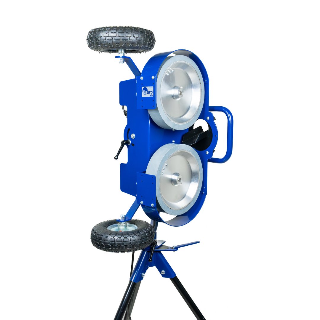 BataBaseball's tweet image. 🔥🥎 Introducing the Bata 2 Pro Pitching Machine! ⚾🔥 
With its cutting-edge micro adjustment handles, you can achieve precise pitching locations like never before.

Link: ow.ly/NBRq50SZQFg

#heybata #pitchingmachines #battingcages #battingtips