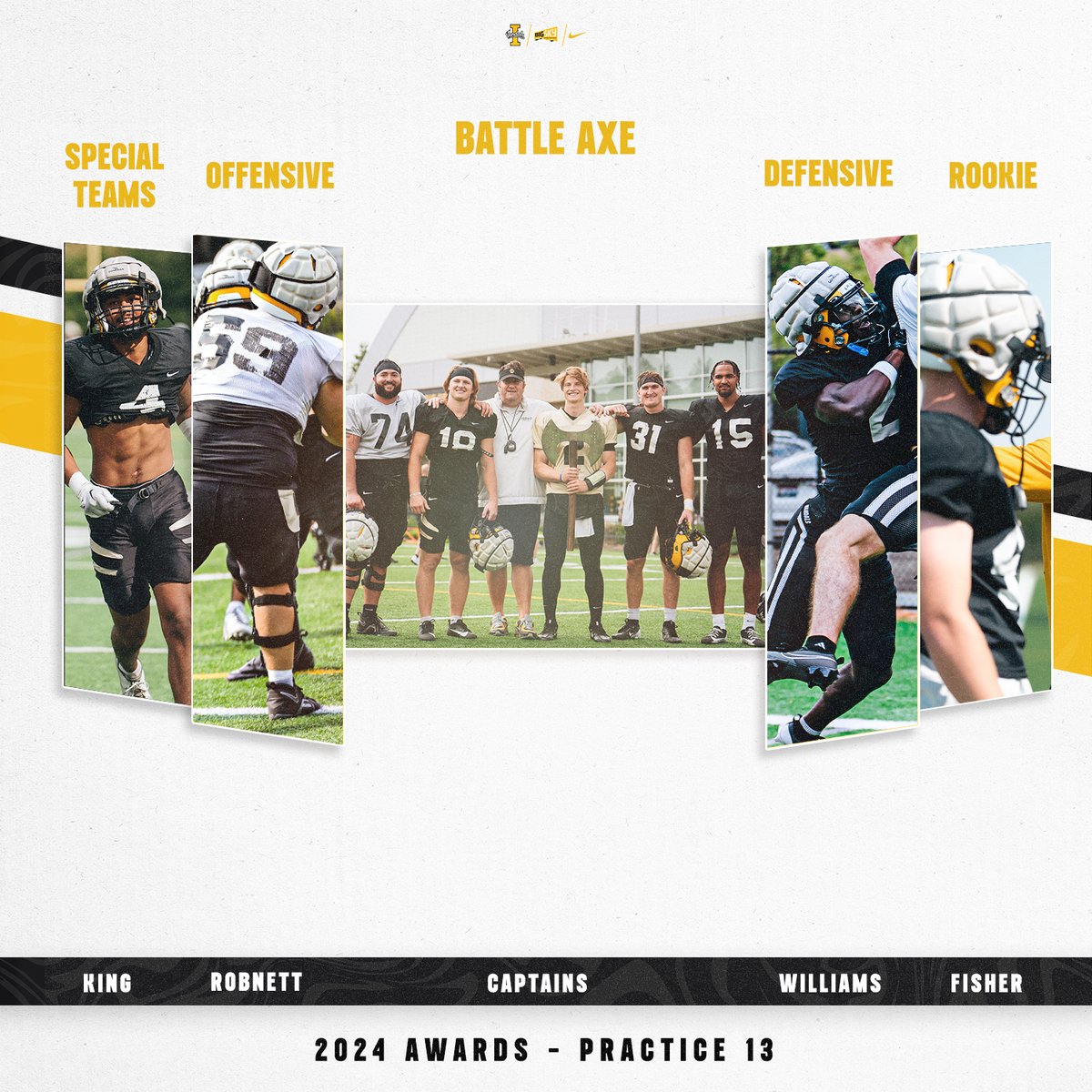 Honors for Practice 13!

🪓: Captains
OMVP: <a href="/KadenRobnett/">Kaden Robnett</a> 
DMVP: <a href="/abrahamw44/">Abraham Williams</a> 
STMVP: <a href="/isiah_king_/">Ⱬ₳Ɏ ₭ł₦₲ 🏁</a> 
RMVP: <a href="/TrentonFisher18/">Trenton Fisher</a> 

#GoVandals