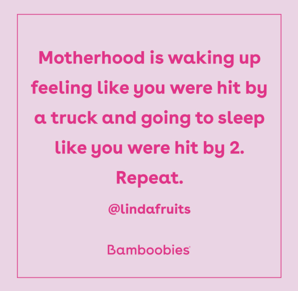 Lack of sleep is one of the hardest aspects of new motherhood. You'll get through it, mama!