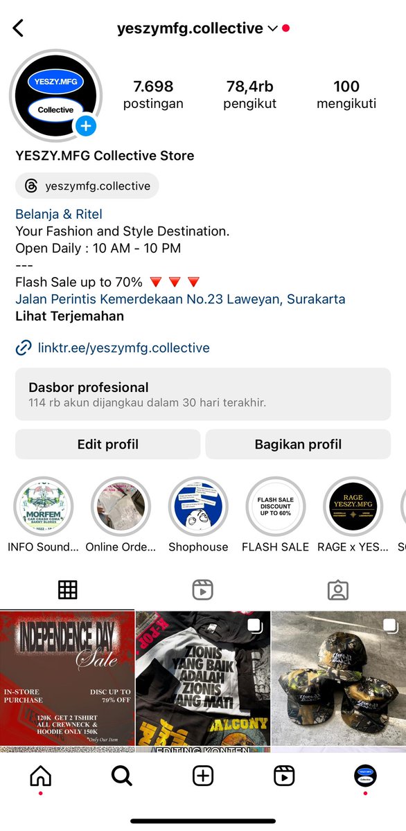 glurs's tweet photo. @AsahPolaPikir dulu musiman tapi alhamdulilah masih tetap berjalan, toko retail dan brand sendiri dari tahun 2010 https://t.co/ZlJuCltVfe