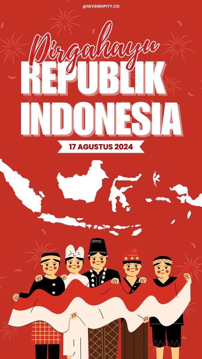 sevendipityco's tweet photo. DIRGAHAYU REPUBLIK INDONESIA KE-79🇲🇨 https://t.co/UretIZ1XAI