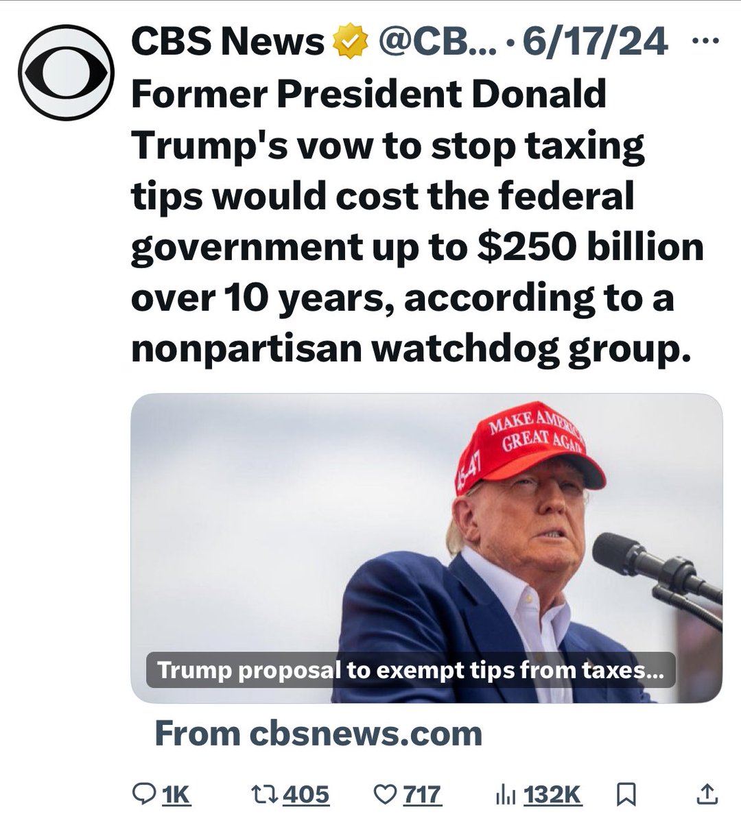 vbouffard's tweet photo. @CBSNews So now it’s a good idea because she’s saying it? No mention of how it’s going to cost sooooo much? https://t.co/ZEGBsJ2ZQM