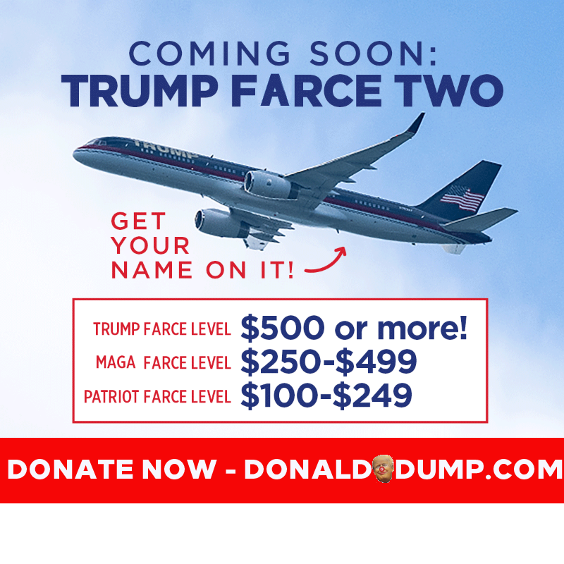 boohoo62410193's tweet photo. @joshtpm #TrumpForceTwo
is actually
#TrumpFarceTwo https://t.co/dQQr0udjE3
