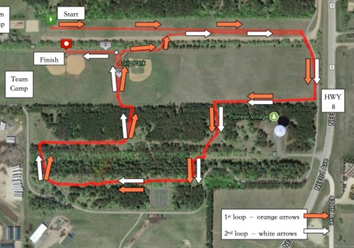 Tomorrow we hit the trails again with our annual 2 mile time trial!!!

Our team is fit and ready to fly! Gun goes off at 8 am tomorrow at Arvig Park at Perham CC course! 

<a href="/NickLSports/">Nick L. Sports</a> <a href="/YellowjacketCRD/">Jason Groth</a> <a href="/Lakes995sports/">Mike Peterson</a> <a href="/MNMilesplit/">MileSplit MN</a> <a href="/YellowjacketAD/">Jacket Activities</a>