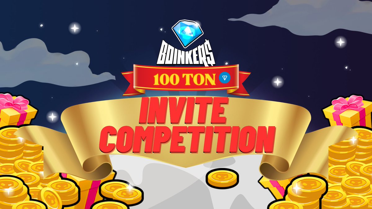 BoinkersIO's tweet image. 𝟭𝟬𝟬 𝗧𝗢𝗡 𝗜𝗻𝘃𝗶𝘁𝗲 𝗖𝗼𝗺𝗽𝗲𝘁𝗶𝘁𝗶𝗼𝗻 👀 

Want a chance to win from a 100 TON prize pool? 💎 

Starting now until Sunday August 18th at 11:59pm EST (midnight) we’ll be selecting the Top 5 shitheads that refer the most frens to Boinkers 🔥 

The prize pool will be…