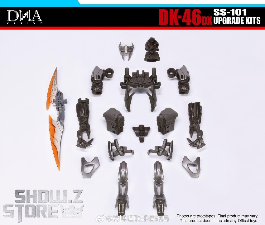 ShowZStore's tweet photo. [Pre-Order] DNA Design DK-46DX Upgrade Kits for SS-101 Scourge
Material: ABS
Height: N/a
Full Price Unknown
--------
👇links👇 
https://t.co/5qy1jXHrxW

＃DNA ＃DK46DX ＃SS101 
＃actionfigure ＃transformer ＃modelkit ＃showzstore ＃Showzdailyreport https://t.co/h0TGMzTpxh