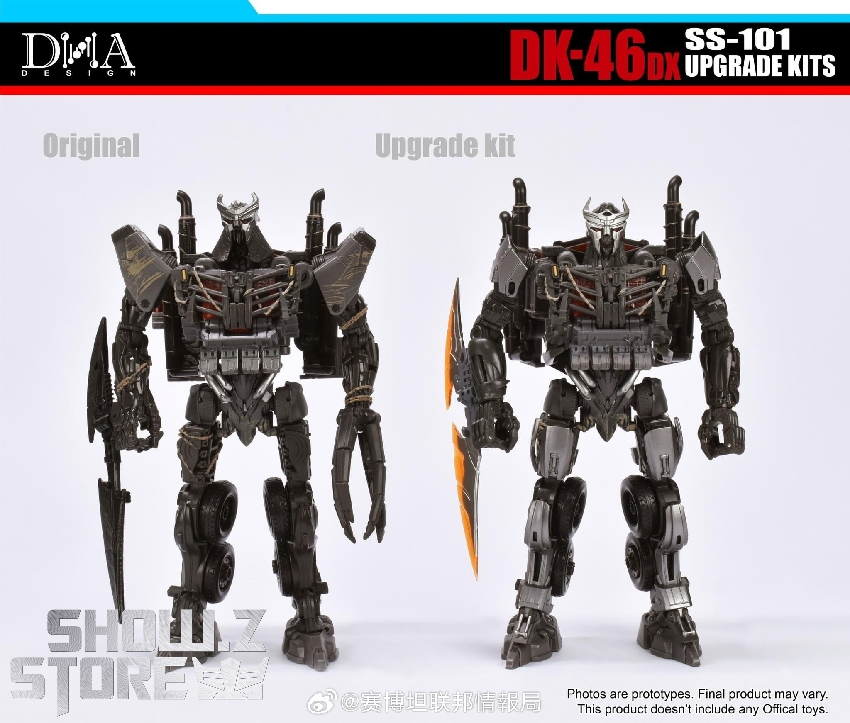 ShowZStore's tweet photo. [Pre-Order] DNA Design DK-46DX Upgrade Kits for SS-101 Scourge
Material: ABS
Height: N/a
Full Price Unknown
--------
👇links👇 
https://t.co/5qy1jXHrxW

＃DNA ＃DK46DX ＃SS101 
＃actionfigure ＃transformer ＃modelkit ＃showzstore ＃Showzdailyreport https://t.co/h0TGMzTpxh
