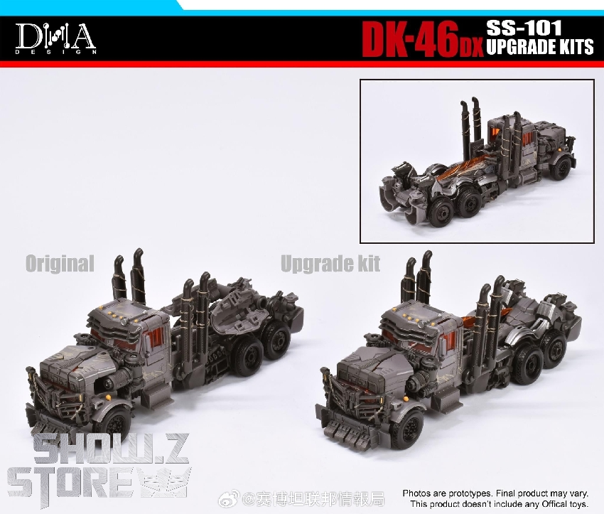 ShowZStore's tweet photo. [Pre-Order] DNA Design DK-46DX Upgrade Kits for SS-101 Scourge
Material: ABS
Height: N/a
Full Price Unknown
--------
👇links👇 
https://t.co/5qy1jXHrxW

＃DNA ＃DK46DX ＃SS101 
＃actionfigure ＃transformer ＃modelkit ＃showzstore ＃Showzdailyreport https://t.co/h0TGMzTpxh