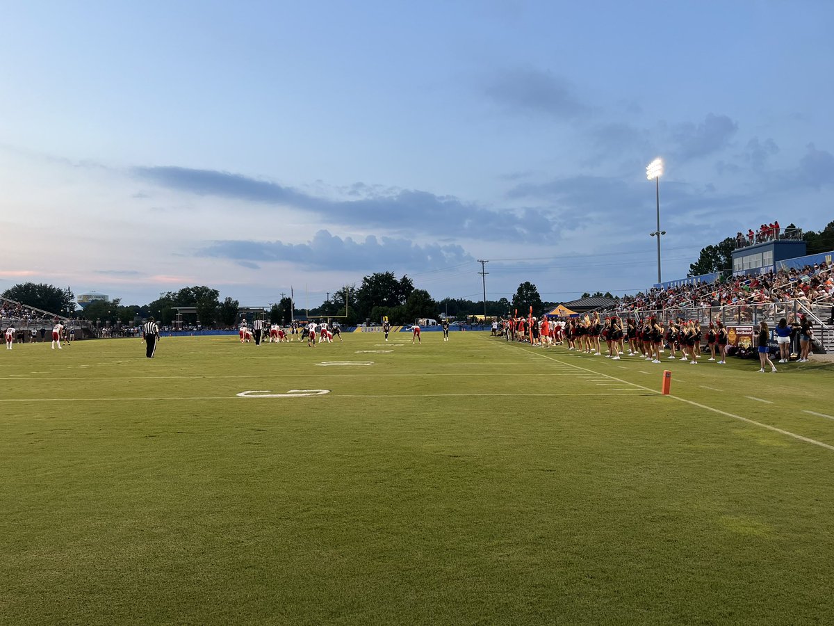 Watching Gilbert vs White Knoll at Lexington County Sportsarama. I definitely miss seeing CJ out on the field but happy to see these <a href="/LexingtonOne/">Lexington County School District One</a> students back under the Friday Night Lights!