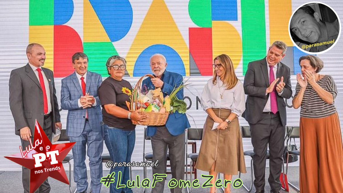 LulaPTnosTrends's tweet photo. @FazOLeSorria @SamuelFelix13PT @SpaceAllBR @sequeira_kg @neylopesmachado @CassiaRobertaF @ailtoncasares1 @CleuzaTur @angelicaut13 @Alexand92840726 @CominGambatto @Bopp_Lufe @Susan_Blum @carlosrafer @samuca_arantes @anandacajueiro @Jeduamorim2 @vermeio_pe @ManoJuOliveira1 @CarlosMafagafos @Beto1berto @Valeria_Jurado6 @fagundes_divino @OCatarina3 @DayseDeLuta @DaysePirralha @samanthalula13 @PelusoMarcia @ChrisinhaR @prudentemarlene @GauchaGremist4 @didiindignada @M2Haziel @MaraMon10608094 @fefejunqueira @FlorbelaEspanc5 @Nilsonhandebol @Gentileza22 @gadofobica1 @parasamuel @LulaOficial @mariadorosario @ptbrasil Boa   Tarde, Comp@s de Lut@s    Com Lula, o Brasil está   revertendo o retrocesso. A fome está sendo combatida, e a dignidade está   sendo restaurada. #LulaFomeZero https://t.co/SzjWFdGGY1