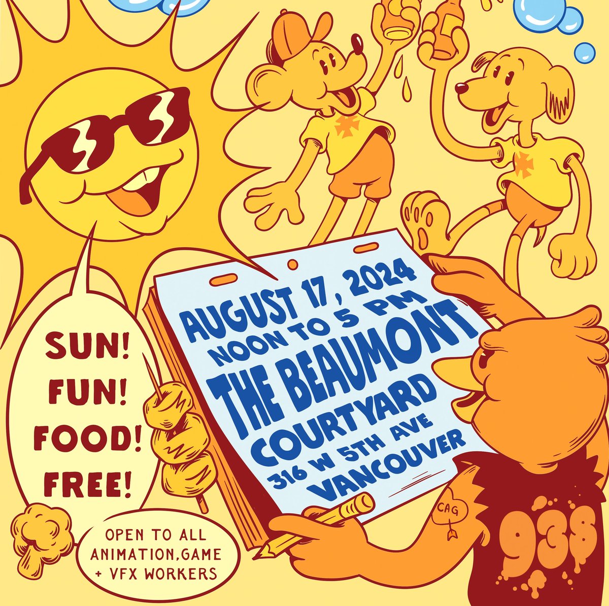 One last reminder about our UNION SUMMER PARTY tomorrow! Come on down to the Beaumont for food, drinks, and surprise CAG Swag 😳🌞