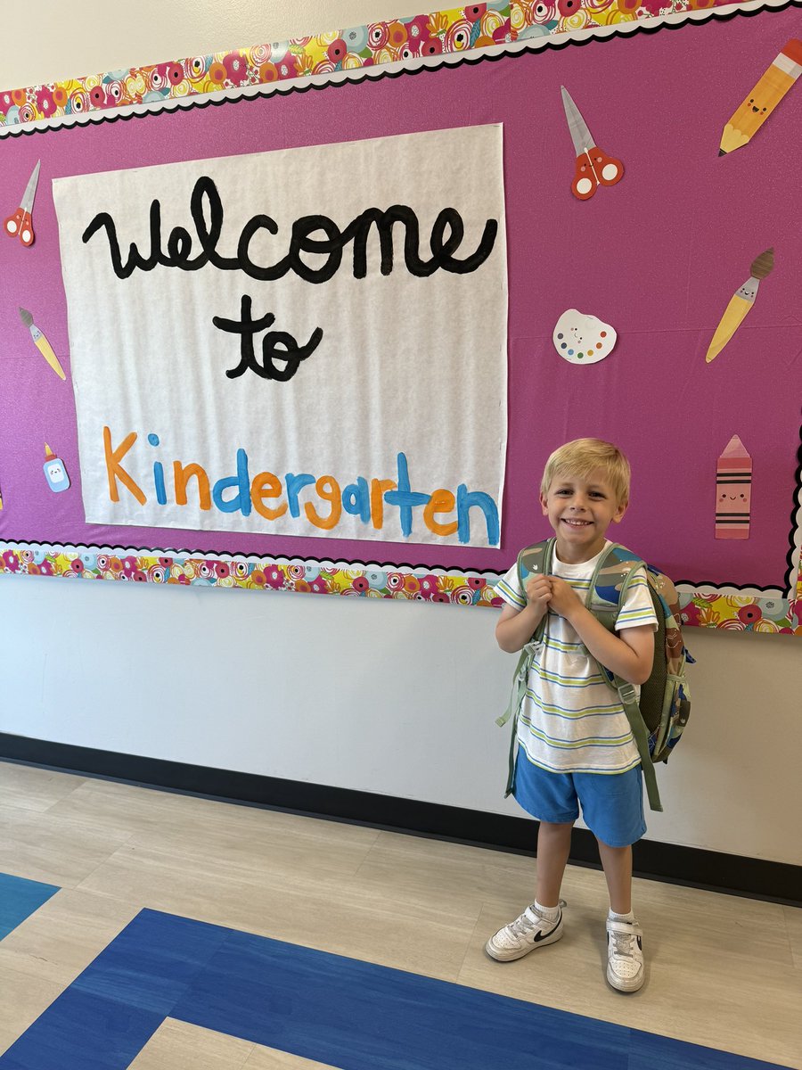 Meet the Teacher Night - year 17 of teaching for me, and kindergarten for my little guy. 🥰 It was a fantastic night! #chapelhillchamps 💙