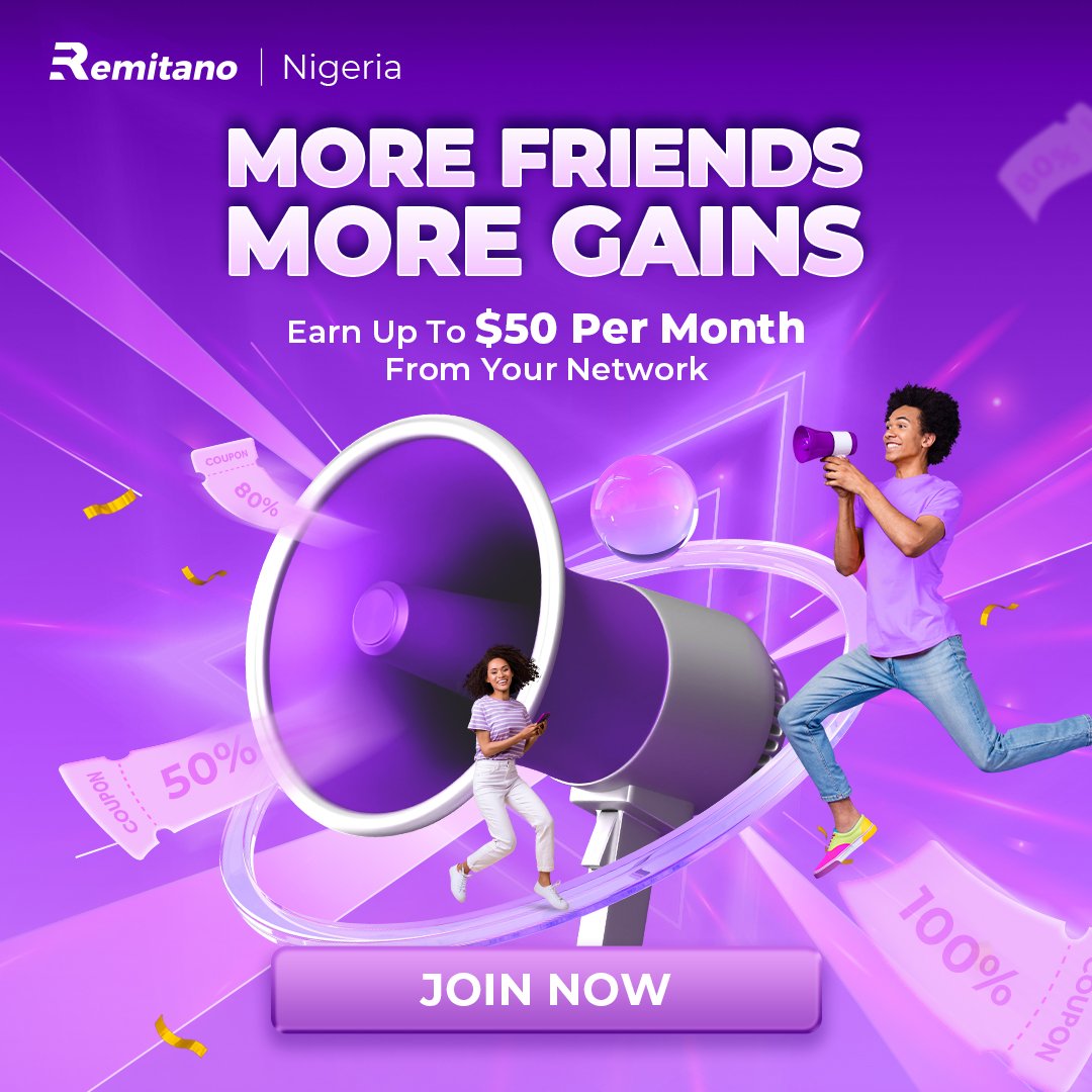 😎Invite friends, trade together, and unlock up to $50 monthly with Remitano’s new referral program! The more friends you bring, the bigger the rewards!💸

Don’t miss this chance to earn while you trade—start expanding your network today!🔥 remita.no/ref-promo-0108