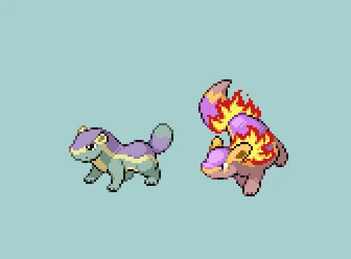 #fakemon #オリポケ レレック・フレレック。