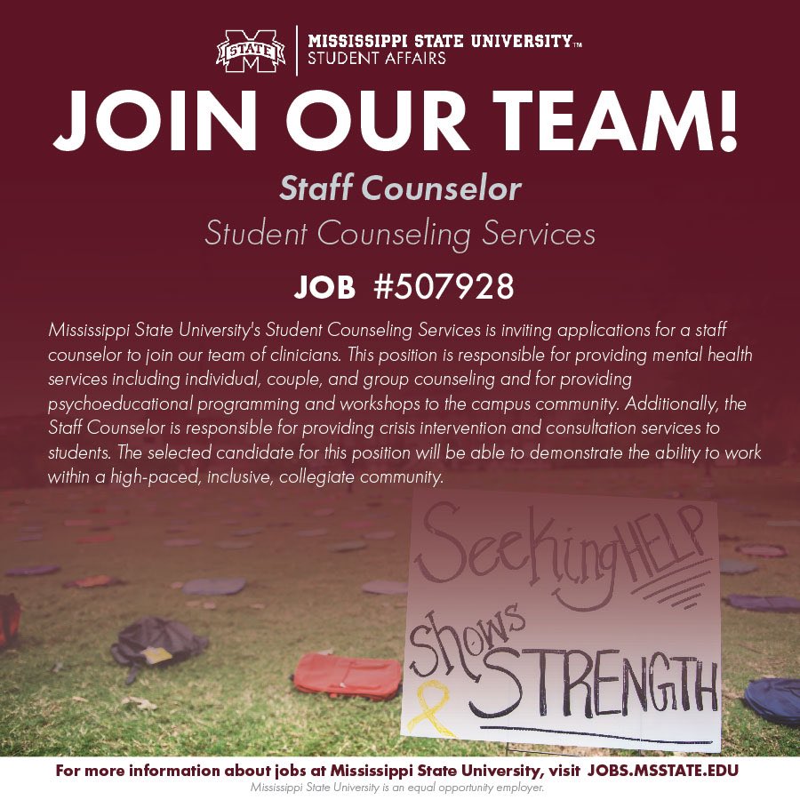 IamTimHopkins's tweet photo. Here we grow again!. 🐶

Please visit the following site and enter the position numbers for additional details. Please share within your networks. 

Website: https://t.co/SWYRR2WmpW

Feel free to let me know if you have questions by emailing me at: tlh198@msstate.edu https://t.co/4KaEi5amUM