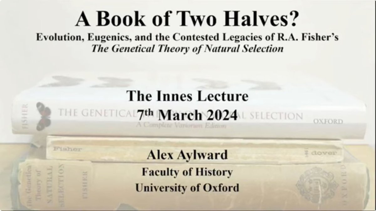 Finally had time to watch <a href="/aylwardam/">Alex Aylward</a>’s fascinating 2024 Innes lecture at <a href="/JIChistory/">JIC Archives</a>
