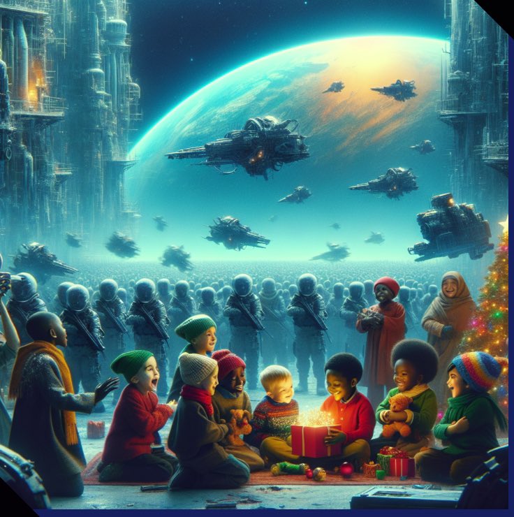 Sinta25417's tweet image. #Day159 16.08.24

Played a #CoNexus #story #Adventure: North Pole Inc❤️ vit Amazing pics @degenerousdao 

#NFTs #BuiltDifferent 
#RMRK #Crypto #gen3 #BASE #AI #DGRS