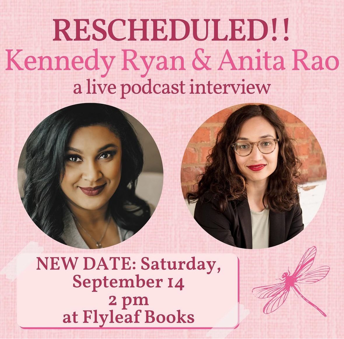 kennedyrwrites's tweet photo. I have to cancel tomorrow’s event in NC at Fly Leaf Books b/c I have COVID. I traveled to Jamaica for a book festival, did steamy lit with many readers &amp; didn’t get COVID. I barely left my house the last 2 weeks and this 😭
Resched for 9/14. Ticket holders check email. So sorry! https://t.co/8zD16vK55v