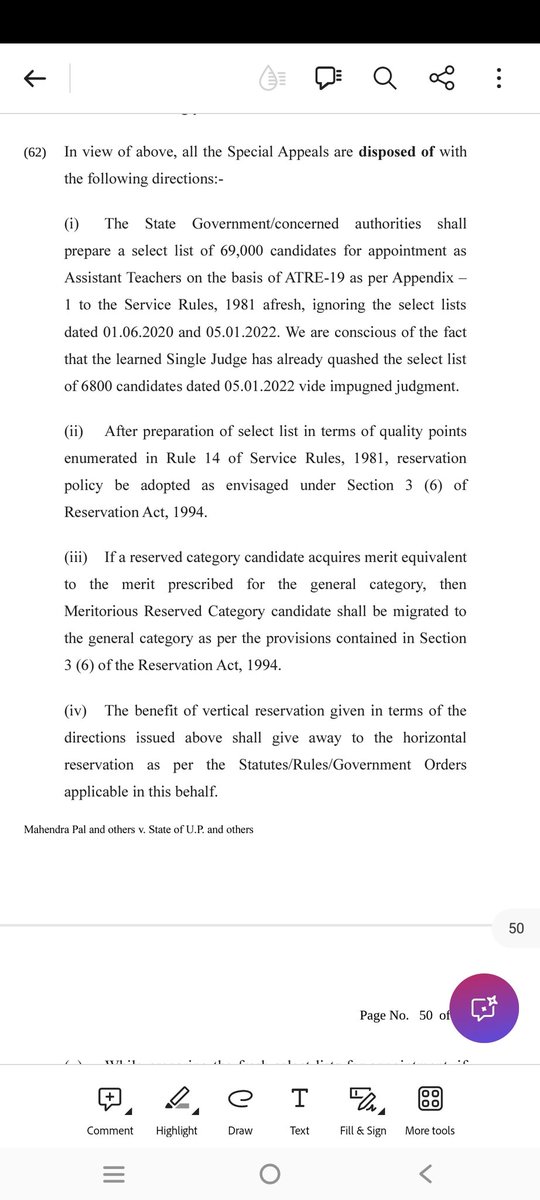 #69000_शिक्षक_भर्ती_आरक्षण_घोटाला उजागर हुआ 
DB कोर्ट के माध्यम से।
अब  तो नियुक्ति दीजिए ,जिन दलित पिछड़ा समाज के शिक्षकों को 3 साल पहले नौकरी में होना था  उन सभी ओबीसी एससी समाज के भावी शिक्षकों को नौकरी से वंचित कर दर दर भटकने पर मजबूर किया।🙏<a href="/basicshiksha_up/">Department Of Basic Education Uttar Pradesh</a> <a href="/AnupriyaSPatel/">Anupriya Patel</a>