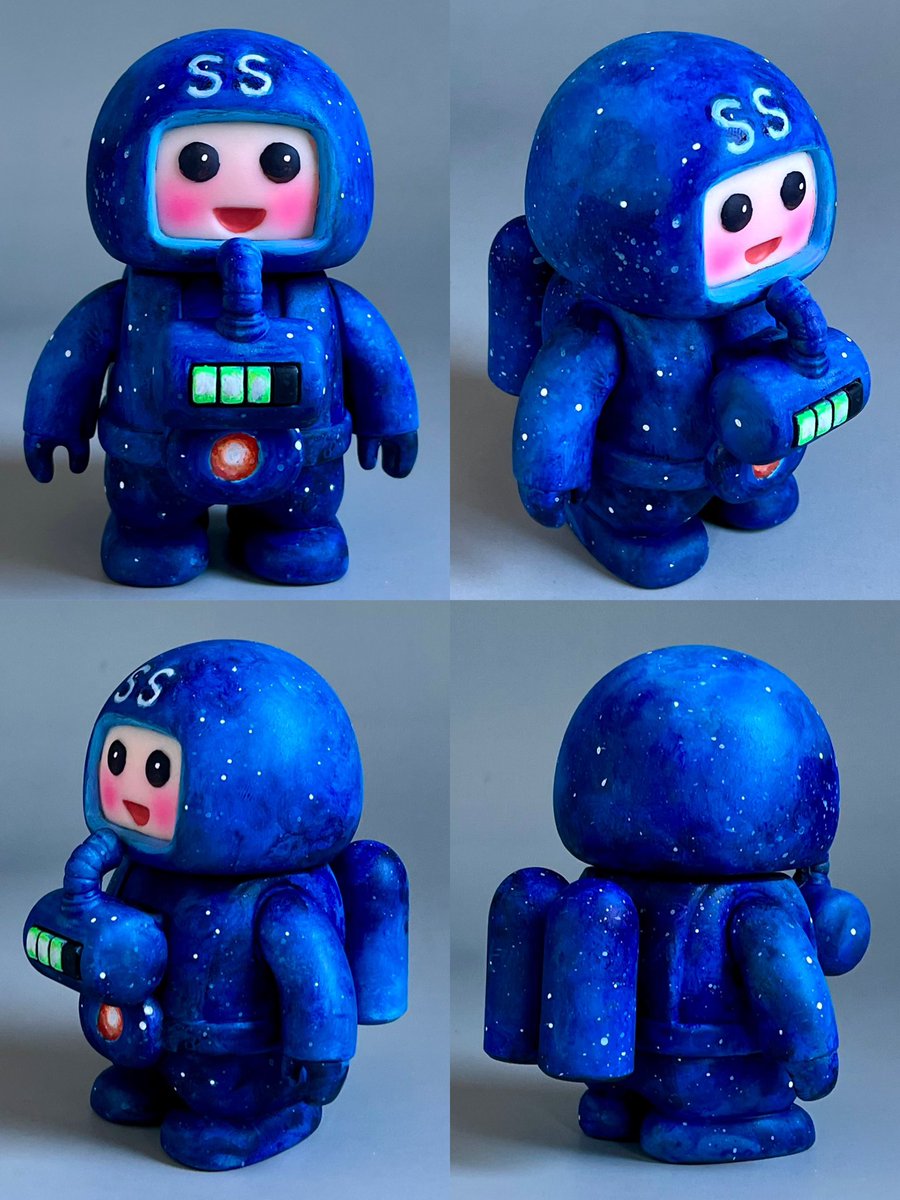 サクさん@SPACEsaku555 オリジナルのソフビ人形スペースサク（さっくん