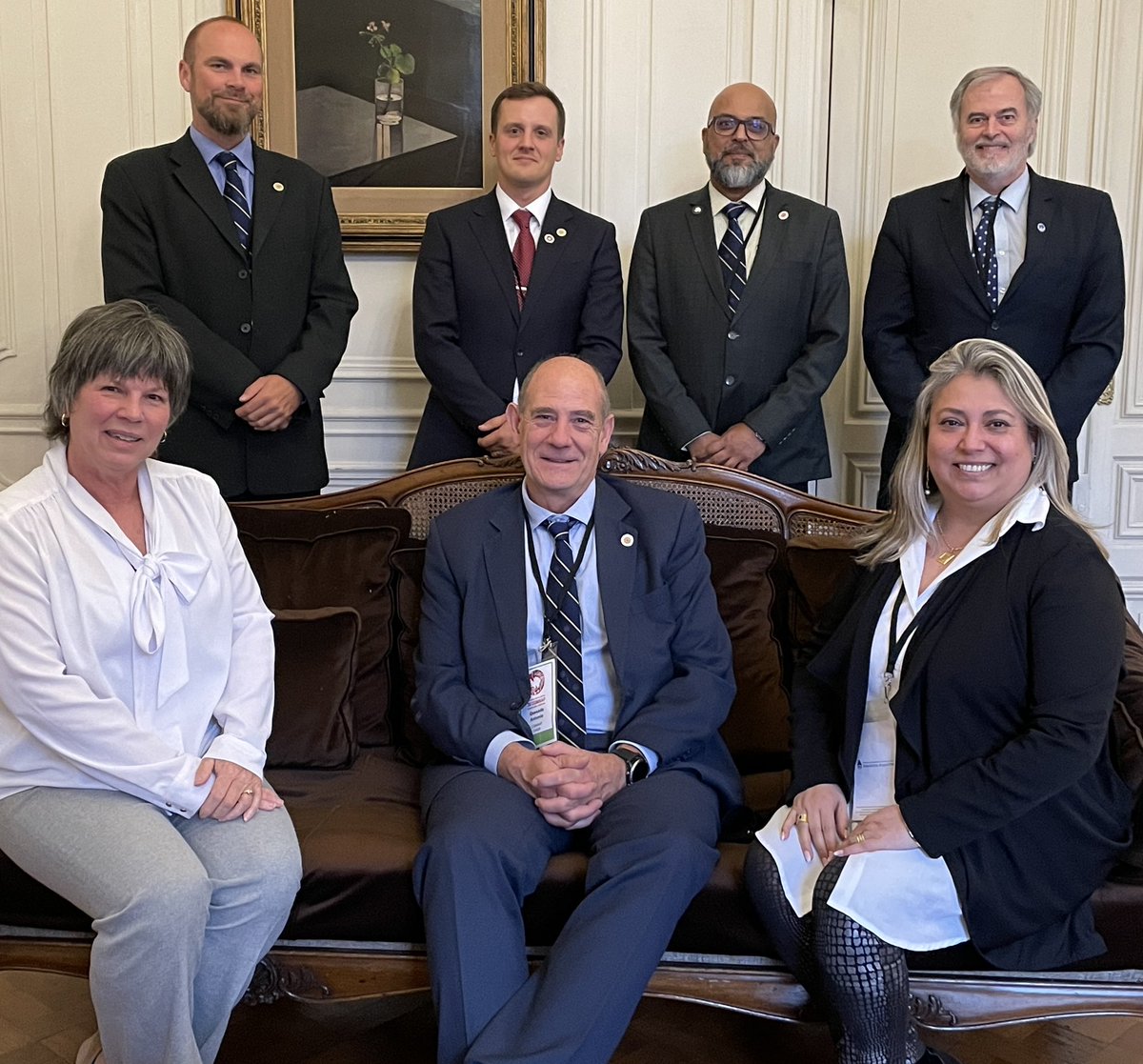 Council of Managers of National Antarctic Programs (@comnap1) on Twitter photo Day 3 of <a href="/COMNAP1/">Council of Managers of National Antarctic Programs</a> AGM. We have elected 3 new Vice Chairs. Welcome to Ollie Darke (BAS), Shailendra Saini (NCPOR) & Walter Mac Cormack (IAA) & congratulations to the Chair, Antonio Quesada (CPE) for an additional 1 year term. Day 3 of <a href="/COMNAP1/">Council of Managers of National Antarctic Programs</a> AGM. We have elected 3 new Vice Chairs. Welcome to Ollie Darke (BAS), Shailendra Saini (NCPOR) & Walter Mac Cormack (IAA) & congratulations to the Chair, Antonio Quesada (CPE) for an additional 1 year term.