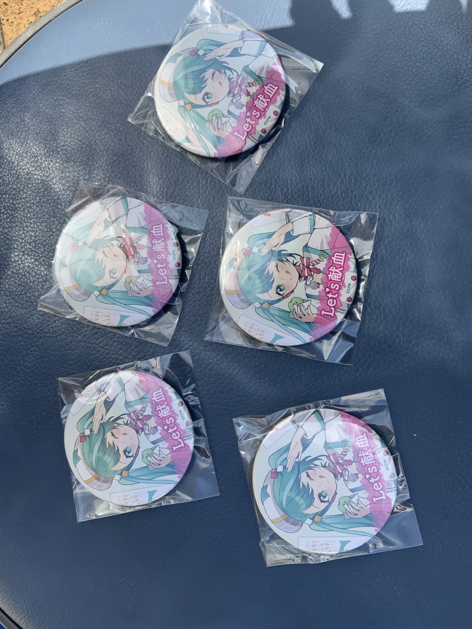 初音ミク マジカルミライ2024 献血 オリジナル缶バッジ