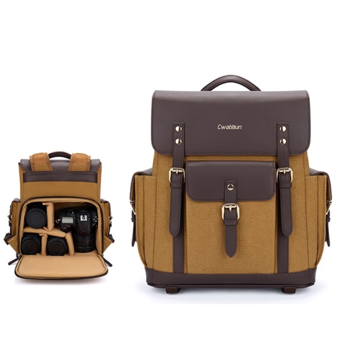 SunskyOnline's tweet image. Cwatcun D126 Double Shoulder Vintage Waterproof Canvas Bag DSLR Camera Photo Bag
Shop Item #: TBD0605114401
More information🔗bit.ly/3WNUEKz
#PhotographyProfessionalVideoBag #CameraBackpack