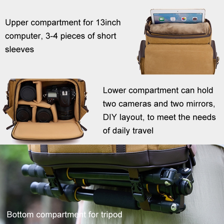 SunskyOnline's tweet image. Cwatcun D126 Double Shoulder Vintage Waterproof Canvas Bag DSLR Camera Photo Bag
Shop Item #: TBD0605114401
More information🔗bit.ly/3WNUEKz
#PhotographyProfessionalVideoBag #CameraBackpack