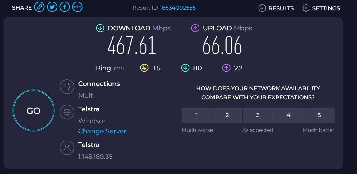 OncerebornLOL's tweet photo. @_philBrown @Aussie_BB For comparison, here is Telstra 5G from my house at $4 cheaper per month. https://t.co/zLg7ejIpWx
