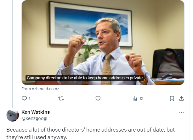 comms24_c24's tweet image. If you're not a dodgy director you have nothing to worry about #arrest_CEO #quit #stay_home #business #banking #bad_people #NewZealand