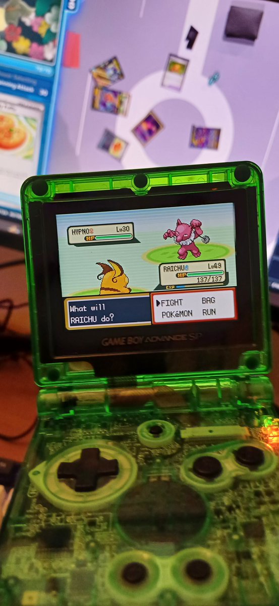 cvrdboard's tweet photo. Finally found my Berry Forest Hypno while watching  #PokemonWorlds finally have a full shiny team, will complete the game first before deciding what to hunt next! https://t.co/hpPPCs3ahq