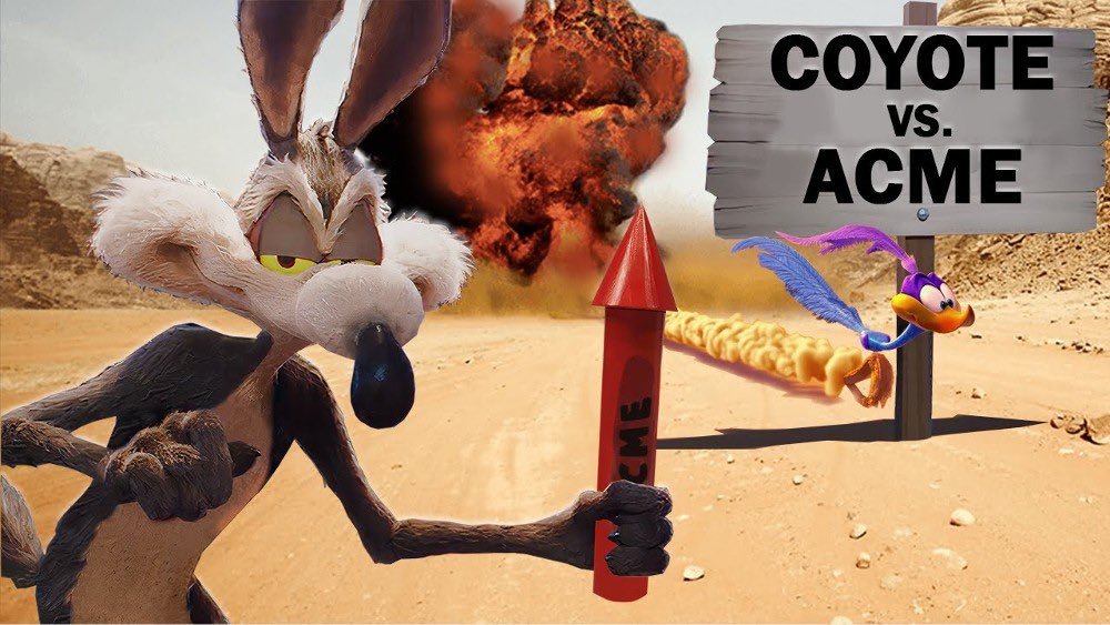 Megarad35's tweet photo. #StandWithAnimation 
#bugsbunny 
#wileecoyote
#LooneyTunes 
#ReleaseCoyoteVsAcme 
#byebyebunny 
#toonedout
#firezaslav 

I would’ve loved to check out these projects if the plug wasn’t pulled on them or weren’t written off for tax https://t.co/4TZaB0TXeG