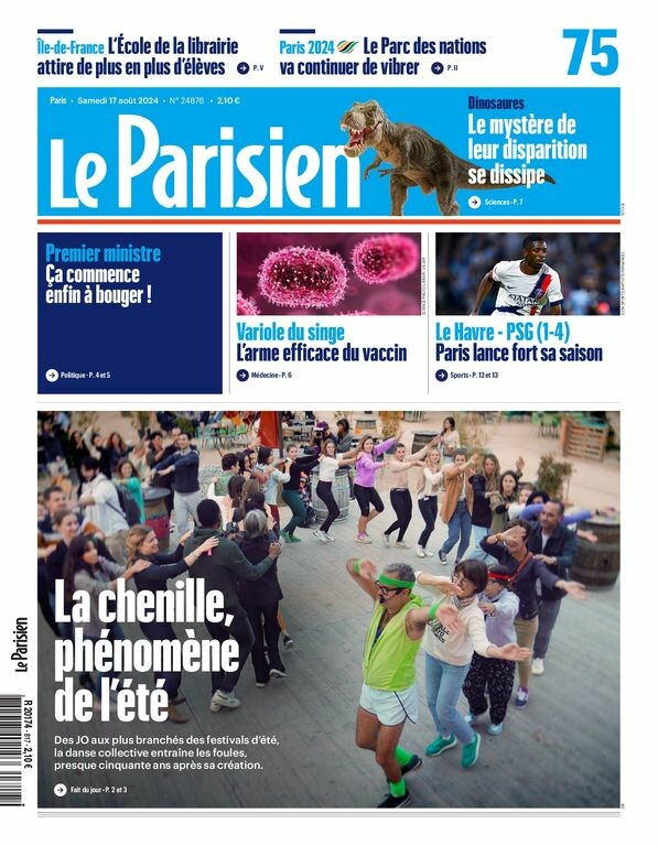le_Parisien's tweet photo. 📰 La une du Parisien du 17 août

➡️ https://t.co/pU8N5j9FDr https://t.co/AMOfIW5d6t