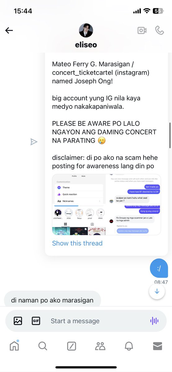 ROCKST4RSKZ's tweet photo. scammer !! scam !!
#dominATE_BULACAN 

sayo na yang 1600 ko idol kainin mo ngudngod mo sa mukha mo makabuntis ka sana mabuntis ka sana ❤️

mateo ferry
own bank acc num ending in 1043
@e0nq39c7 https://t.co/mpPPG1uG3U