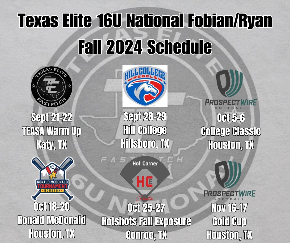 Here is my fall schedule! Come check us out!!
<a href="/CoachKAnderson/">Coach Kailey Anderson</a>
<a href="/CoachVLB/">Vernon L. Bland</a>
<a href="/DillardSoftball/">Dillard University Softball</a>
<a href="/GSUSOFTBALL/">Grambling State Softball</a>
<a href="/CoachMariaWinn/">🥎CW🥎</a>
<a href="/RaeRod03/">Raven Rodriguez</a>
<a href="/CoachBandin/">Alexis Bandin</a> 
<a href="/ELP_Pitching/">Elite Level Pitching</a>