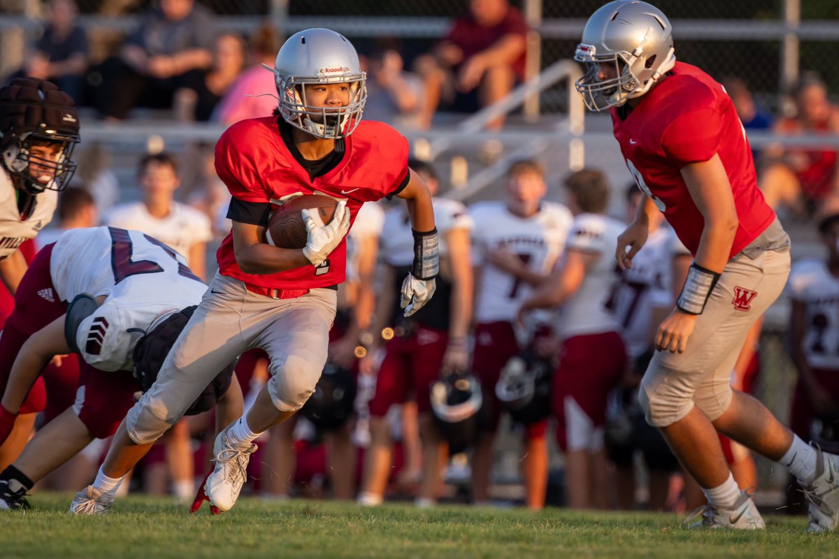 irishbrewer's tweet image. Exciting to have football back on a Friday night. Our WL  red devils were in scrimmage action tonight against Danville.#RDP #DET #onemore @WLfootballRDP @WL_AthleticsRDP