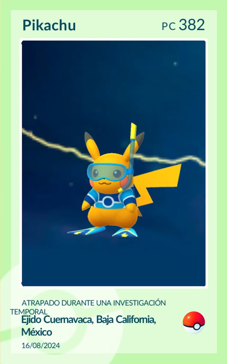AsterioRH's tweet photo. Gracias por darme mi Pikachu shiny investigación de Twitch 🫰🤩
#PokemonWorlds2024 #PokemonGOfriend #PokemonGO #PikachuShiny https://t.co/LKiqoZcIjd