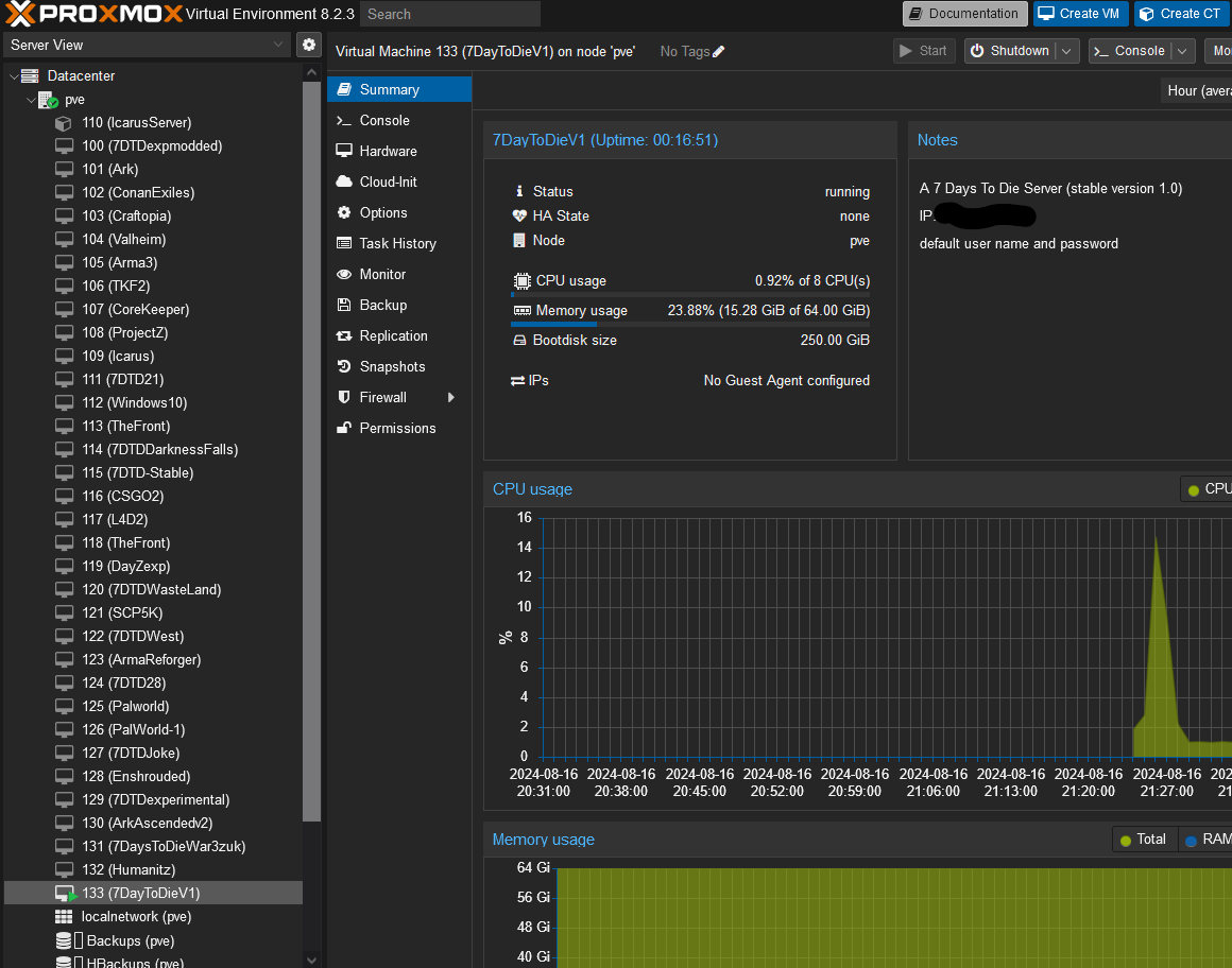 eiduyan's tweet photo. @FunPimps My home gaming server... ain't not enough 7DTD servers! https://t.co/ygEiC28Nni