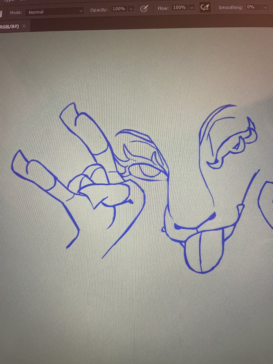 nintransexual's tweet photo. Absolutely eating my lineart👹 https://t.co/wmREC4iiCi