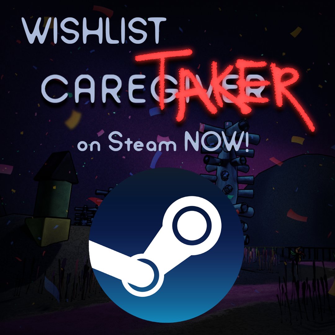 Our game is out on Steam now! It would be greatly appreciated if you could wishlist it as this helps show Steam there's interest and pushes the game to more people! 
store.steampowered.com/app/3166490/Ca…