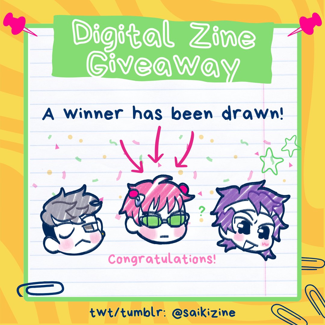 ✨☕️GIVEAWAY WINNER DRAWN☕️✨

We have a lucky winner of our digital zine giveaway - congratulations to @/gearchronocle on Tumblr! 🥳

Stay tuned as we head into production!