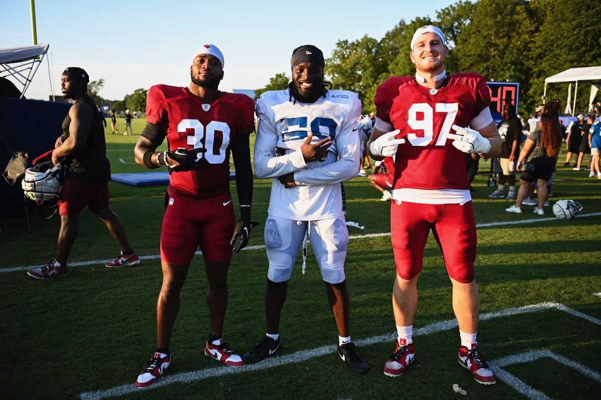 An #AztecForLife Reunion 🔴⚫️

<a href="/_Darrenhall/">DH23</a> 
Segun Olubi
@CameronThomas44