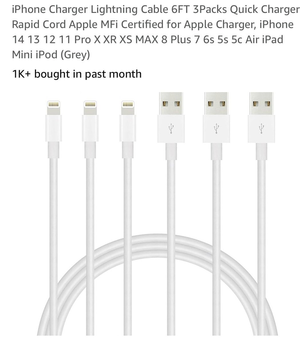 I plan to have a 📱 charging station this year to minimize distractions &amp; cell phone usage during class time.  I am in need of more charging cables. The ones ⬇️ are $3.99. Grateful for any support. TIA☺️

📱Please RP
📱 amazon.com/hz/wishlist/ls…
<a href="/amazon/">Amazon</a> #clearthelist #highschool