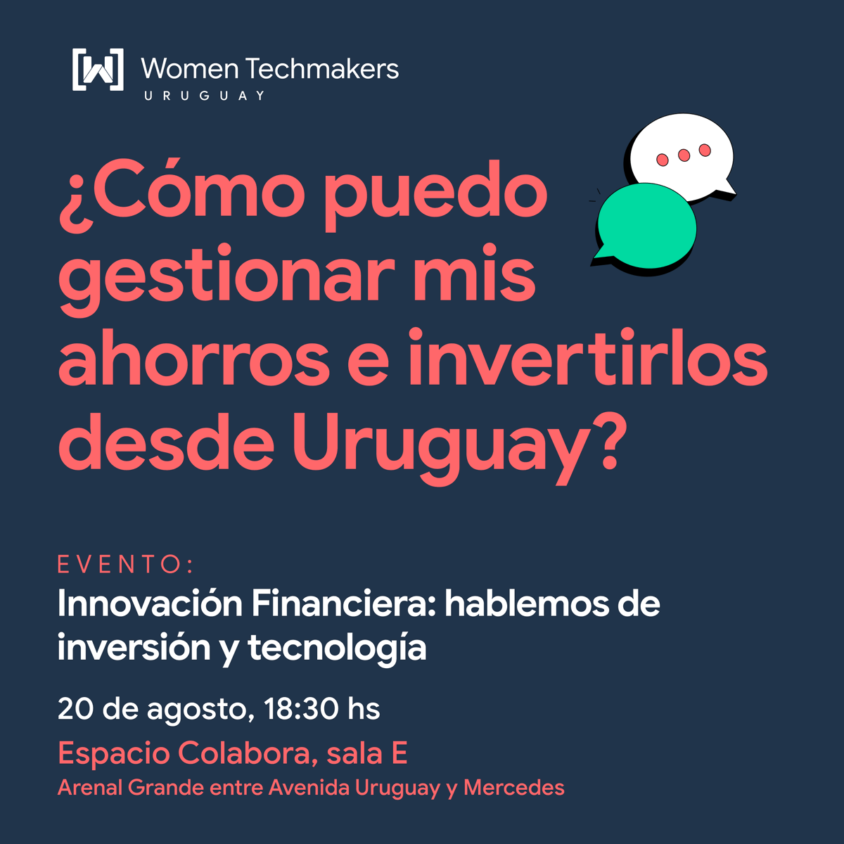 ¡Nos vemos el próximo 20 de agosto, para hablar sobre Finanzas e Inversiones! 💸🤑🫰 
Asegurá tu lugar: eventbrite.com/e/innovacion-f…