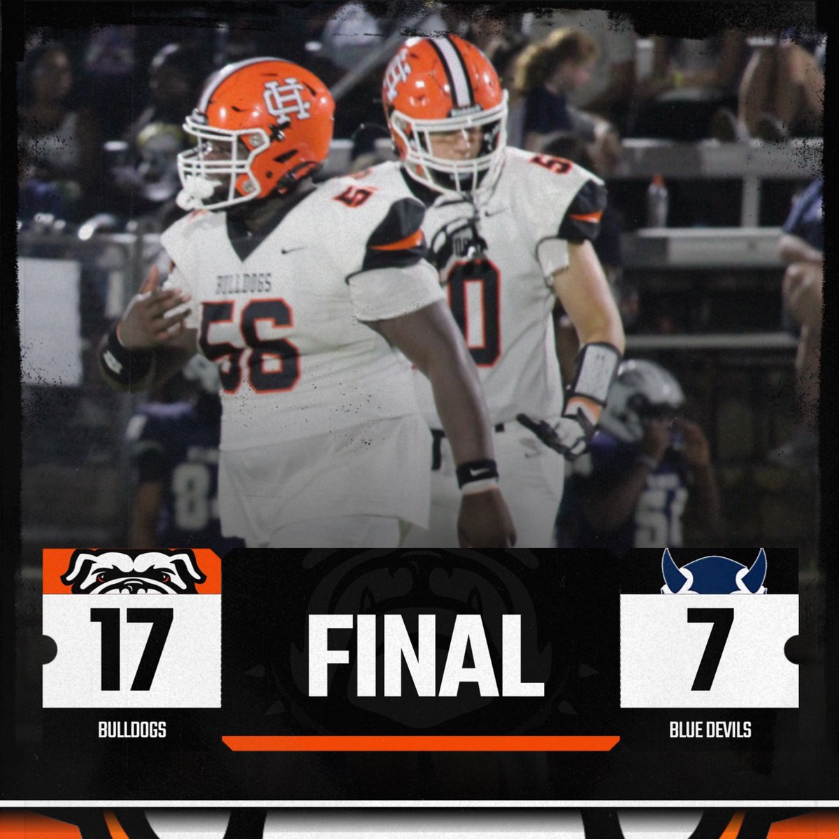 hartcountyfb's tweet photo. FINAL FROM THE GRANITE BOWL!!! HART COUNTY - 17, ELBERT COUNTY - 7!!
#BeatEC #GoDogs #OneHartBeat https://t.co/SB7cpKTkC1