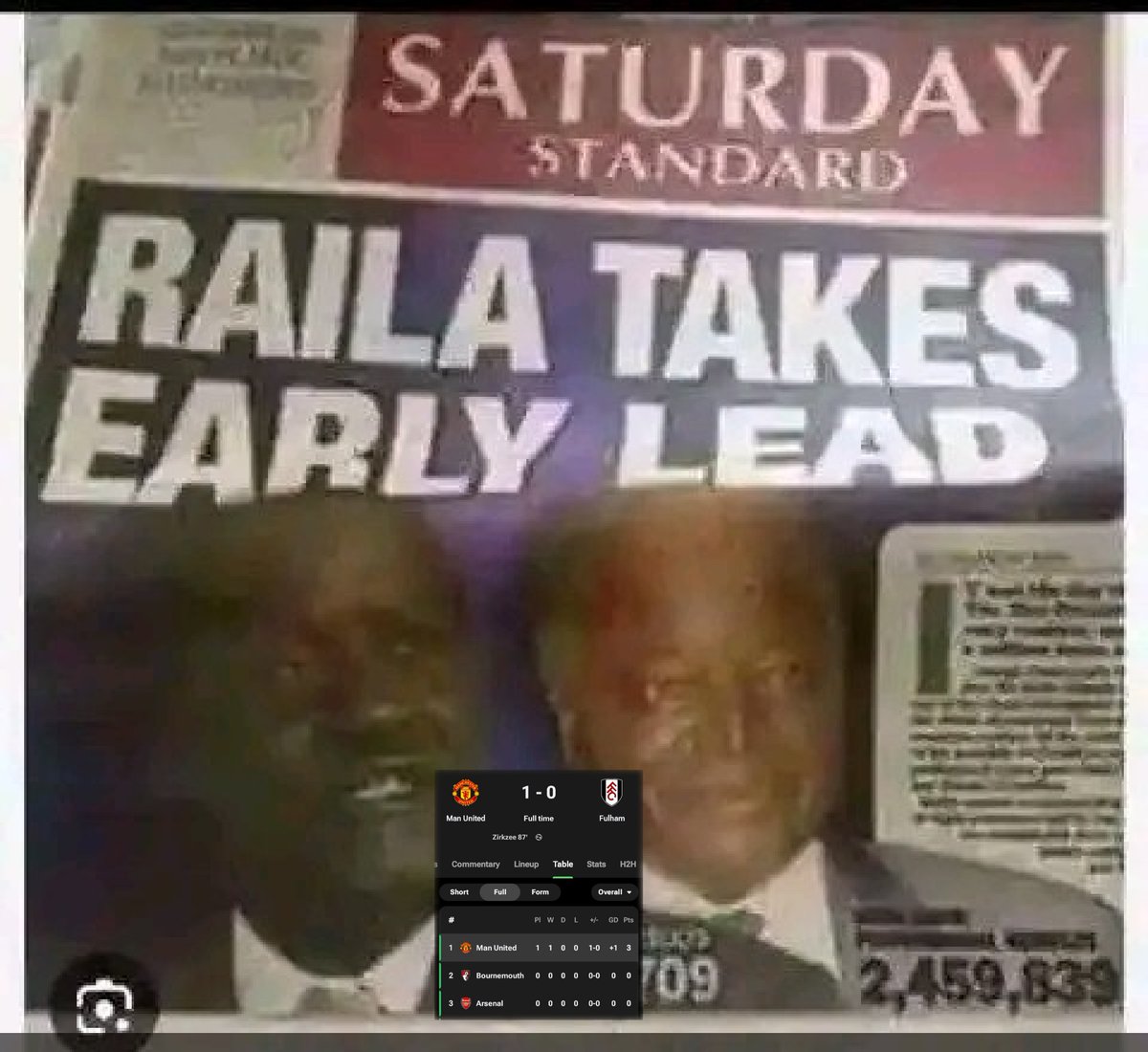 Ety mnasemaje after the first Premier league match